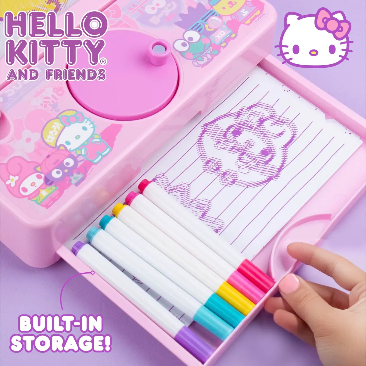 Hello Kitty and Friends Color Motion Animation Tablet | 20 Design Inserts, 6 Markers, Plastic - view 5