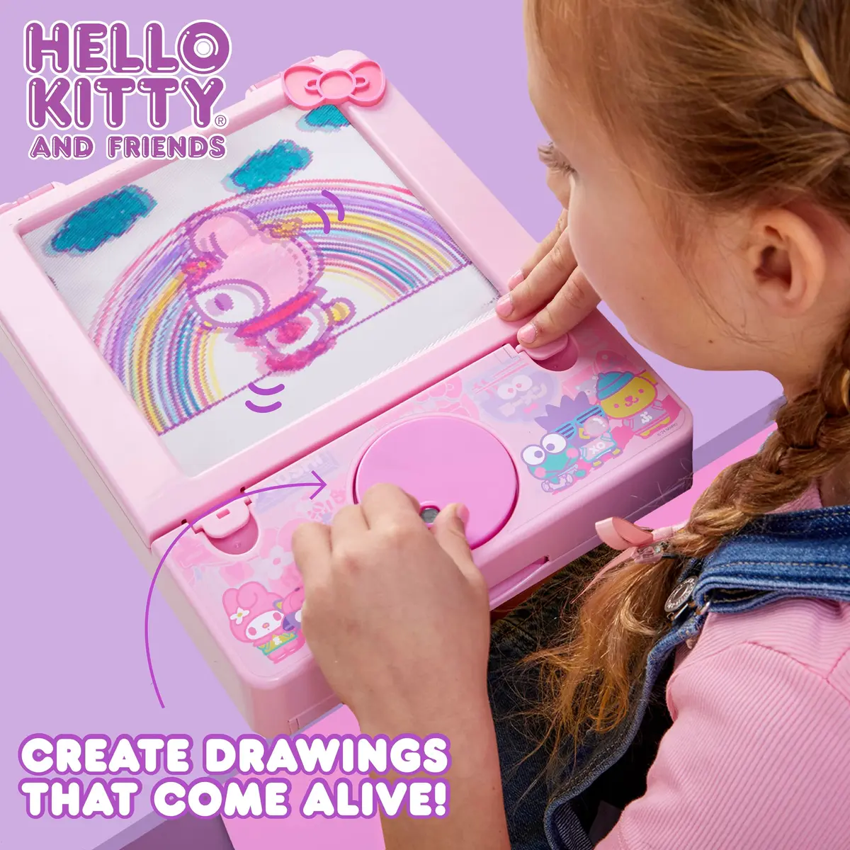 Hello Kitty and Friends Color Motion Animation Tablet | 20 Design Inserts, 6 Markers, Plastic - view 2