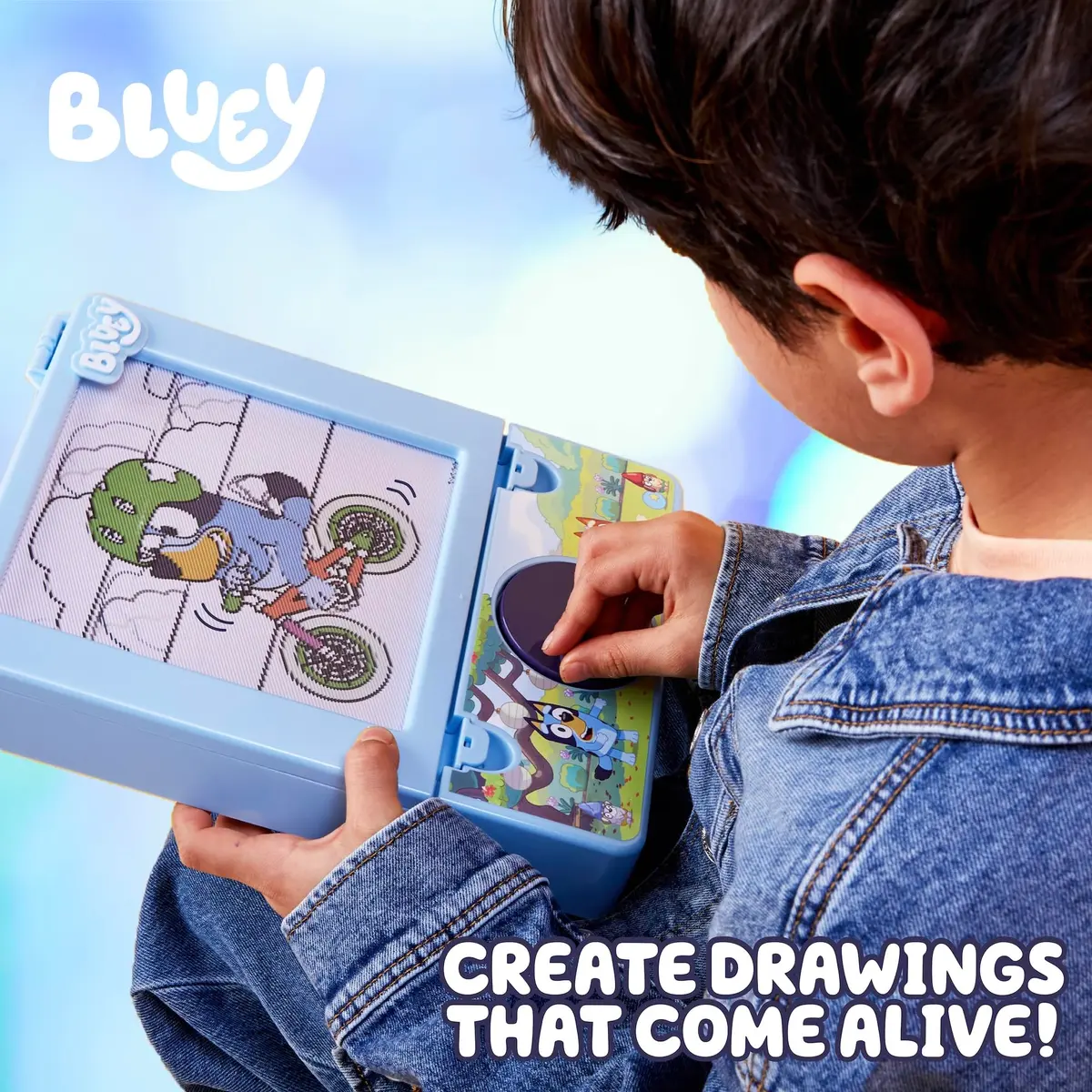 Bluey Color Motion Animation Tablet with 20 Design Inserts & 6 Markers | Interactive Drawing Pad for Kids - view 2