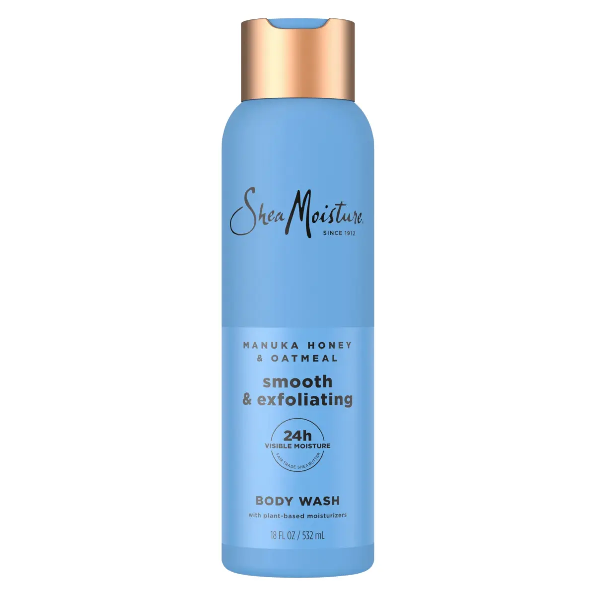 SheaMoisture Raw Shea Butter Body Wash Moisturize and Restore Deeply 18 oz (532 ml) | Hydrating for Melanin-Rich Skin - main product image
