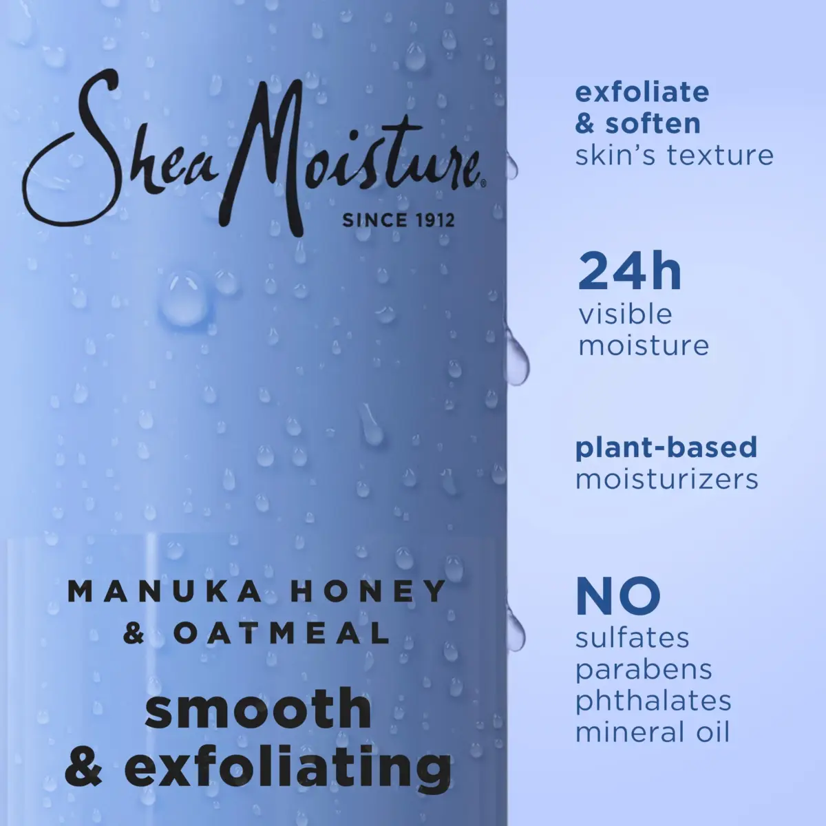 SheaMoisture Raw Shea Butter Body Wash Moisturize and Restore Deeply 18 oz (532 ml) | Hydrating for Melanin-Rich Skin - view 2