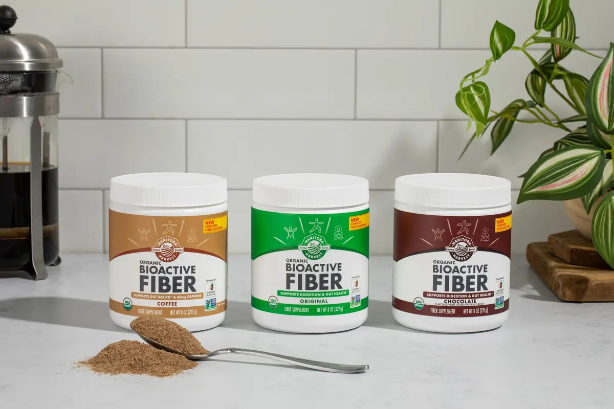 Manitoba Harvest Organic BioActive Fiber Supplement with 7g Fiber per Serving | Digestive Hemp & Psyllium Husk Powder, Vegan & Kosher, 8oz, Chocolate - view 4