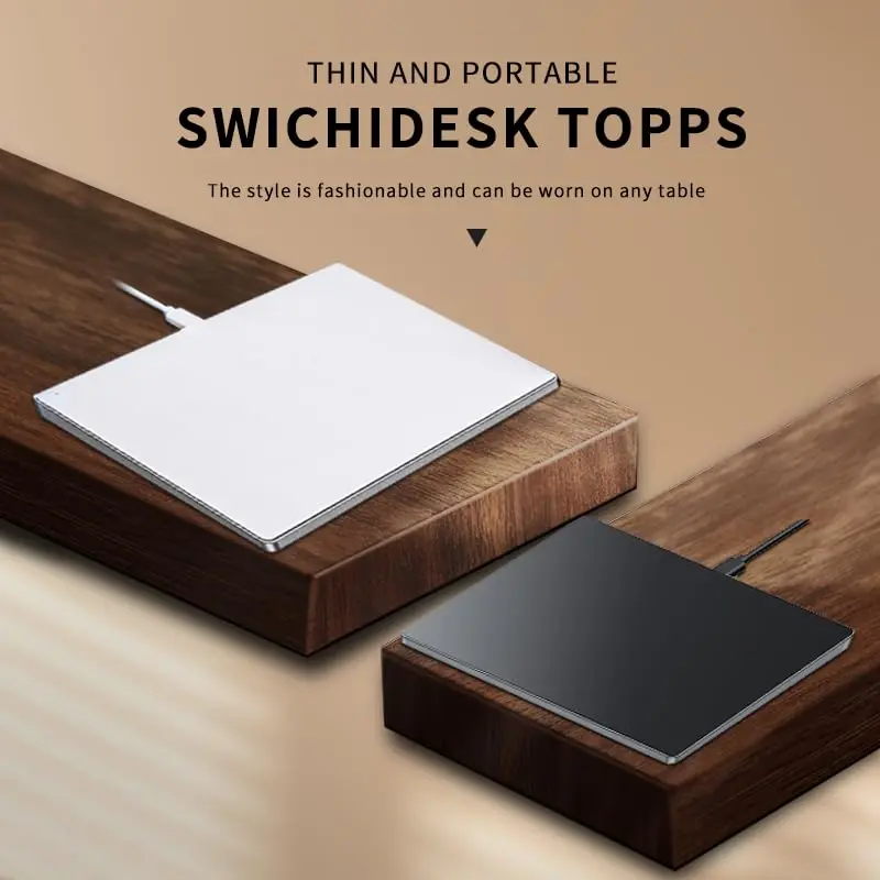 JOMAA Wired Touchpad 90x130mm | Multi-Gesture Control for Windows/Linux (70-120 chars) - view 9