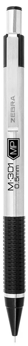 Zebra M-301 Mechanical Pencil 0.5mm | Stainless Steel, Fine Point, Refillable, 2-Pack - view 2