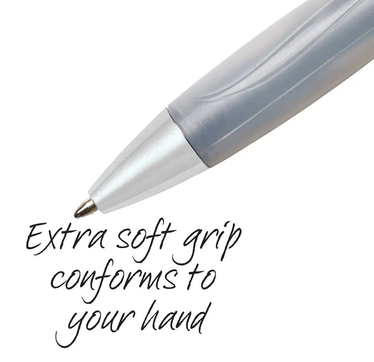 BIC Ballpoint Pens, Medium Point 1.0mm | Retractable | Ultra Comfort | Assorted Barrel Colors (3-Pack) - view 2