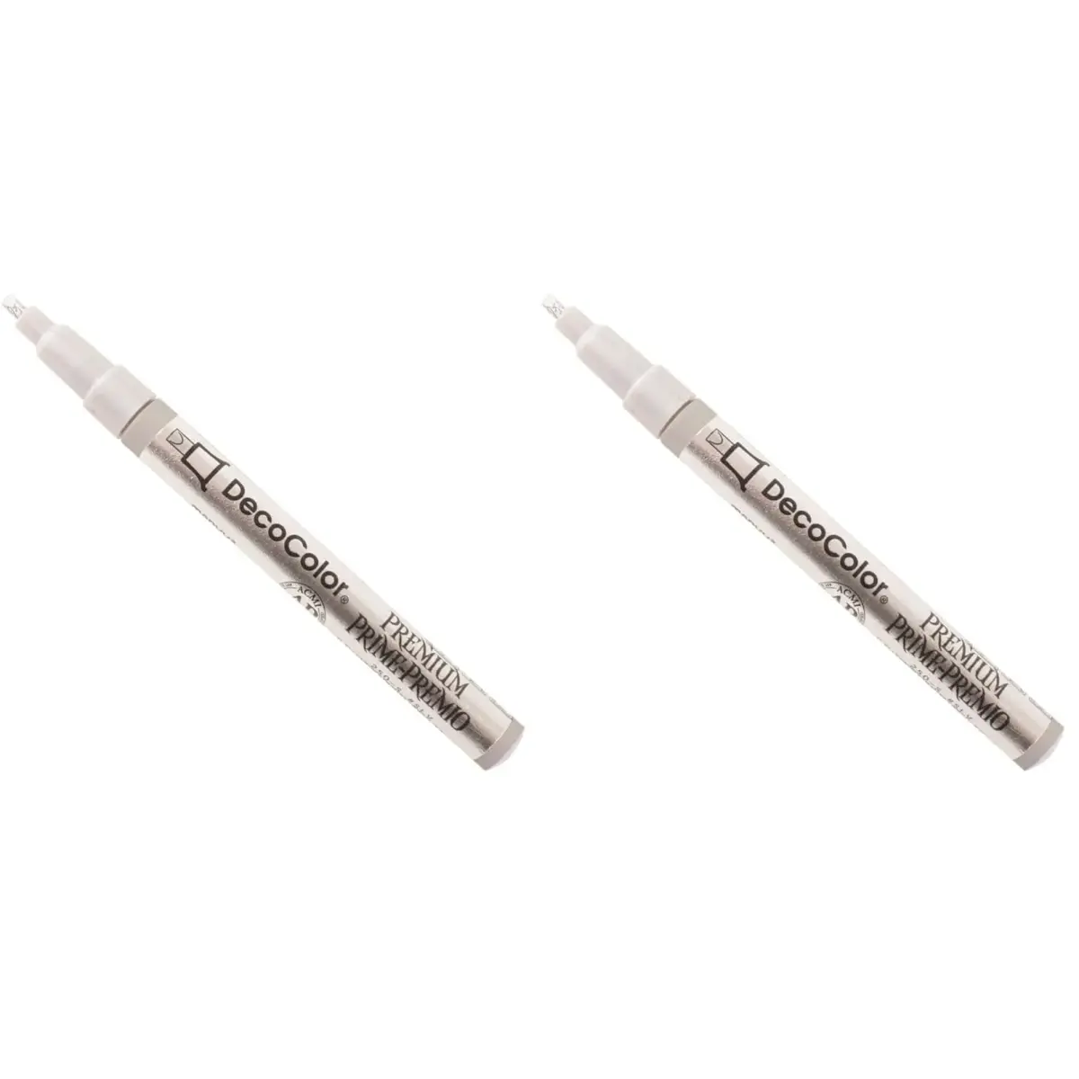 Marvy Uchida DecoColor Premium Calligraphy Pen 2mm Silver | Metallic Finish - main product image