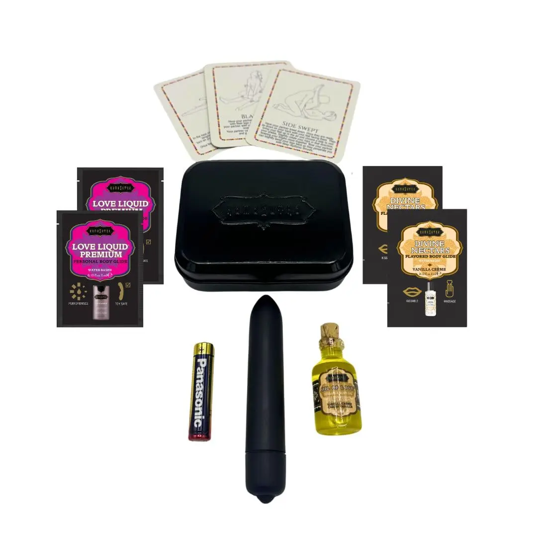KAMA SUTRA Weekender Kits - Deluxe Vibrator, Oil of Love, Divine Nectar, Love Liquid, Erotic Position Playcards | Vibe Vanilla Creme - view 3