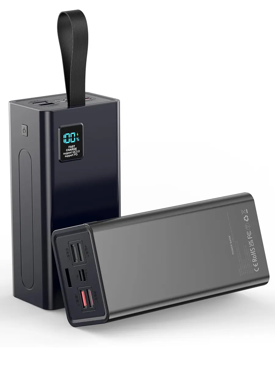 LOHAO Portable Power Bank 70,000mAh | PD 30W & QC 3.0 Fast Charging, Compatible with iPhone 17/16/15/14/13/12 - main product image