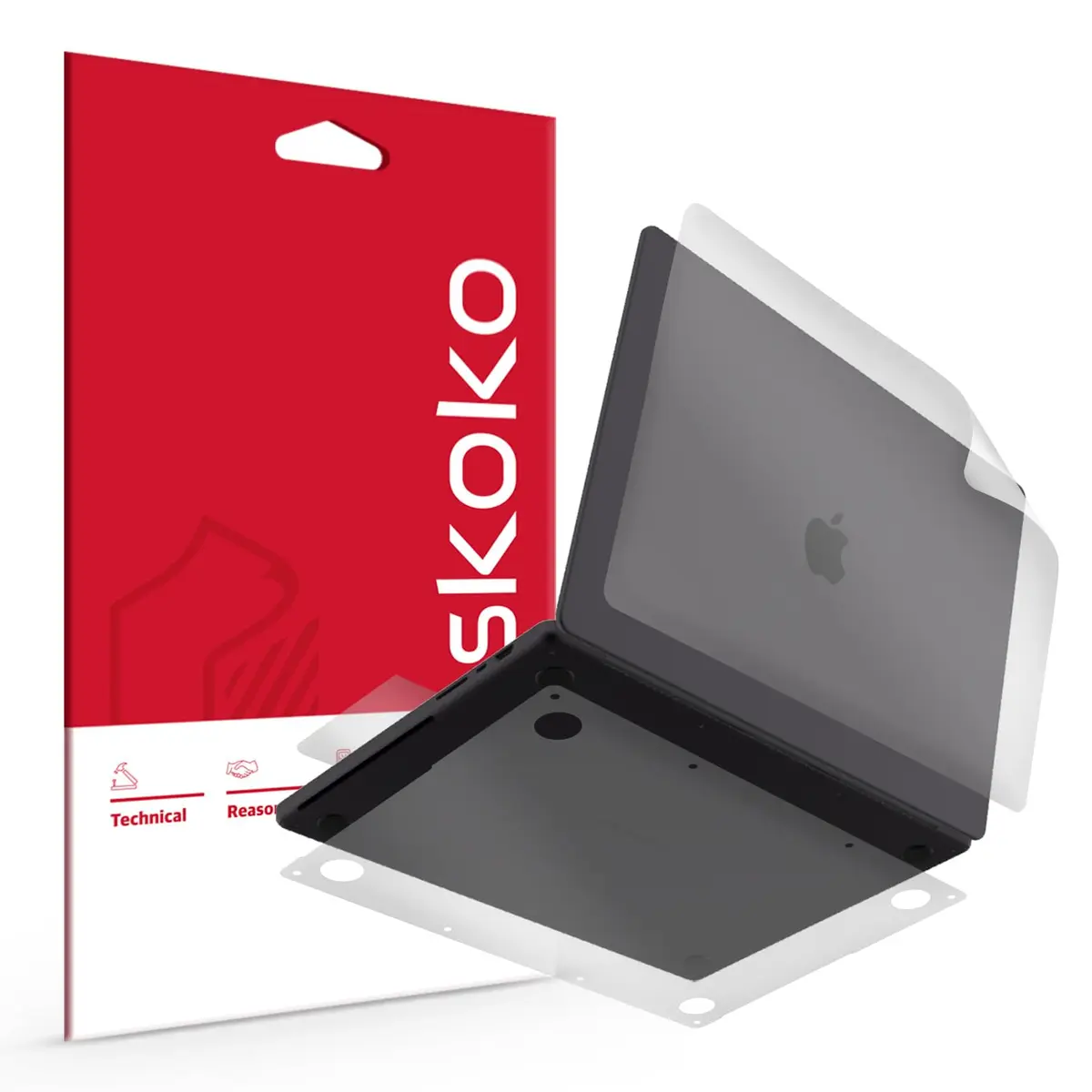 skoko Full Body Skin for MacBook Pro 16 inch 2021-2026 | Matte TPU Anti Scratch Cover - main product image