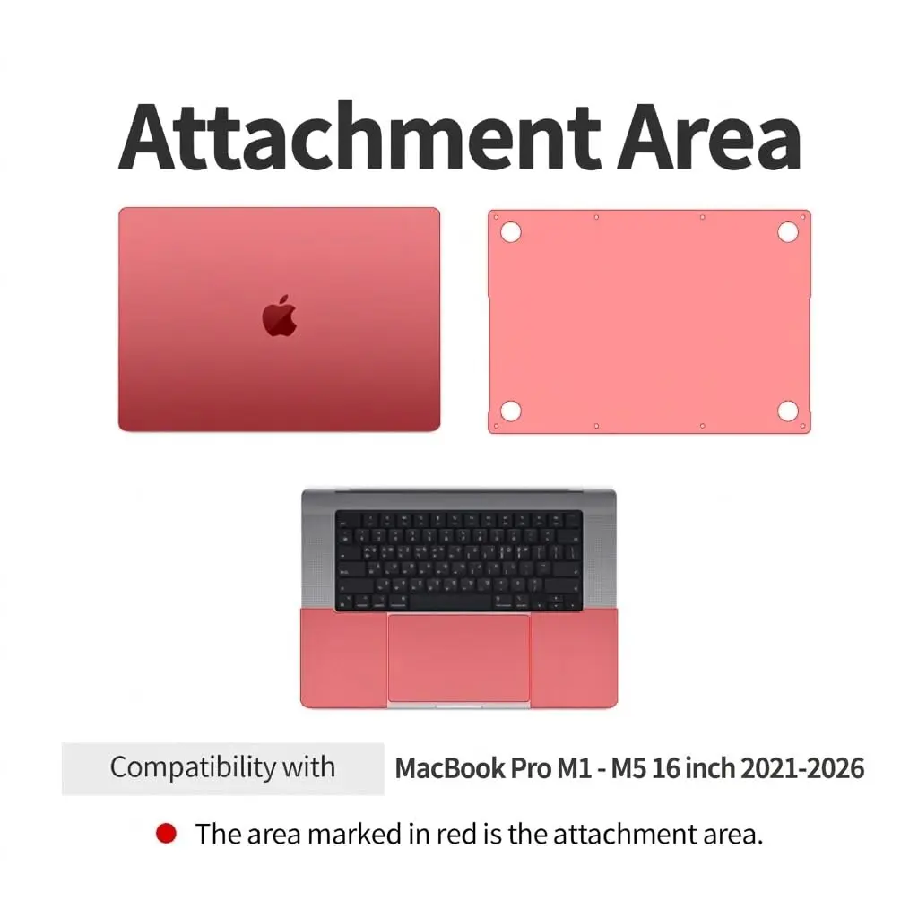 skoko Full Body Skin for MacBook Pro 16 inch 2021-2026 | Matte TPU Anti Scratch Cover - view 2