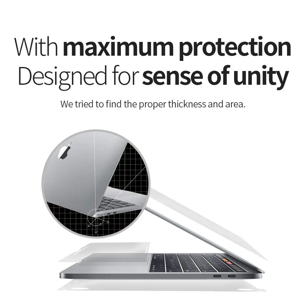 skoko Easy Install Version Skin Protector Matte Transparent Film Compatible with MacBook Pro 14 inch M1 M2 M3 M4 M5 2021-2026 | Anti-Slip & Ultra-Thin - view 7