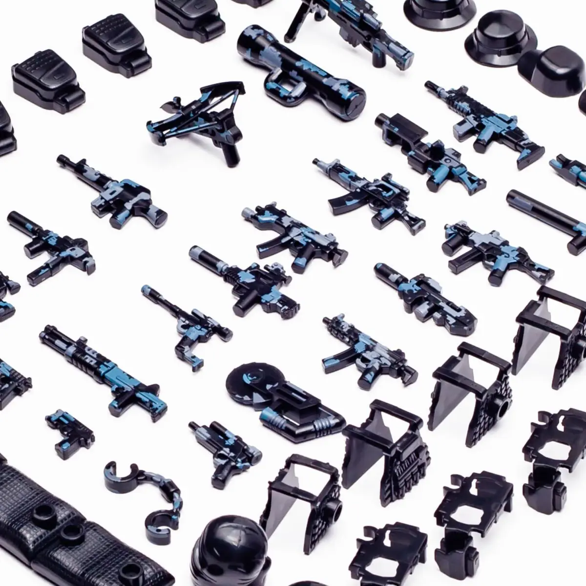 MaozyHomie German Camouflage Weapons Building Blocks - 5 Types Military Toy Accessory Pack - view 4