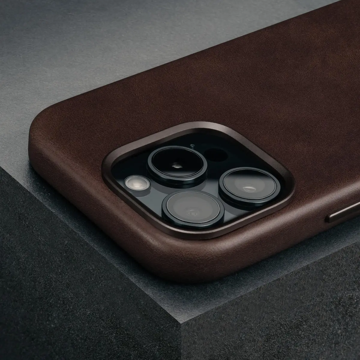 TORRO Leather Case for iPhone 16 Pro Max – Slim MagSafe Compatible Bumper (Dark Brown) - view 4