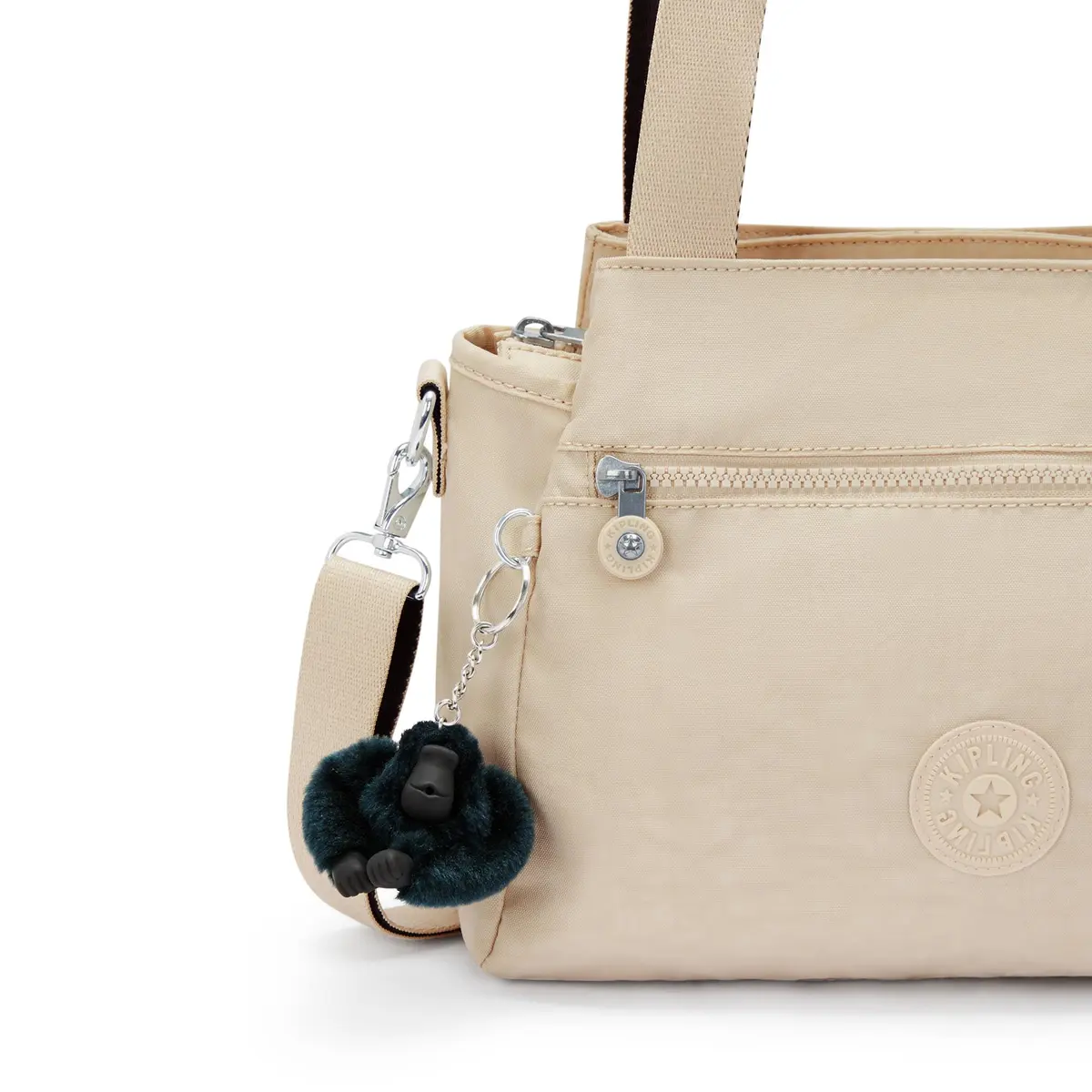 Kipling Elysia Crossbody Bag 11.5''L x 9''H x 5''D | Water-Resistant Nylon, Lightweight - view 7