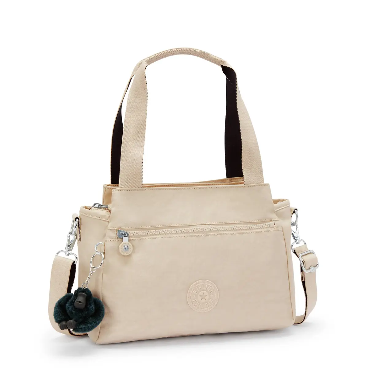 Kipling Elysia Crossbody Bag 11.5''L x 9''H x 5''D | Water-Resistant Nylon, Lightweight - view 3