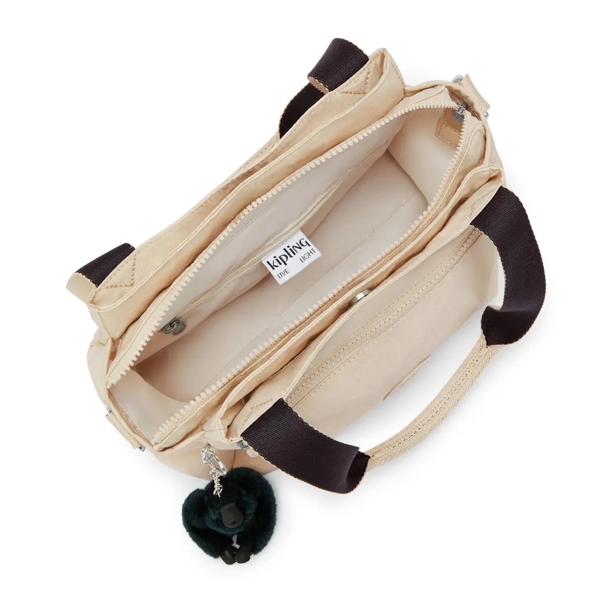 Kipling Elysia Crossbody Bag 11.5''L x 9''H x 5''D | Water-Resistant Nylon, Lightweight - view 4