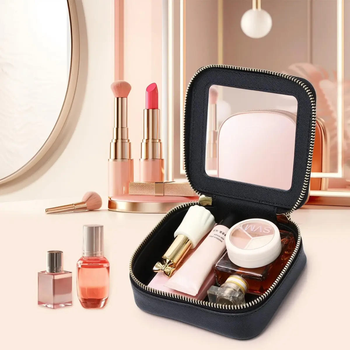 Pinkmik A1/Black MINI-1 Clear Makeup Bag - view 4
