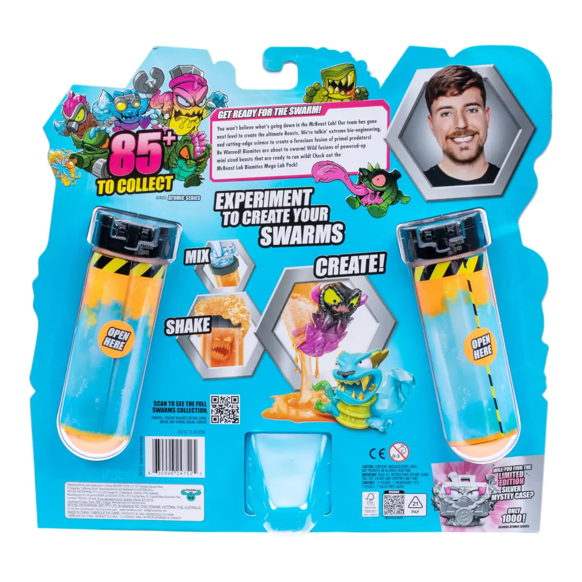 MRBEAST LAB Swarms Atomic Series 12 Pack Micro Beasts | Collectible Toy Figures for Kids 3-180 Months - view 2