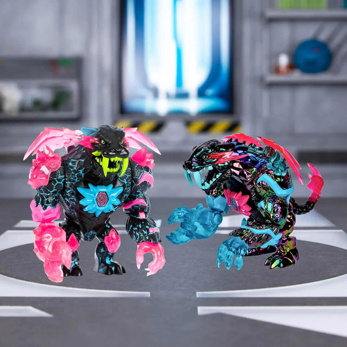 MRBEAST LAB Apex Beast Neon Panther Collector Figure | 6.5 Inch/16.5cm, Articulated, Premium Packaging - view 2
