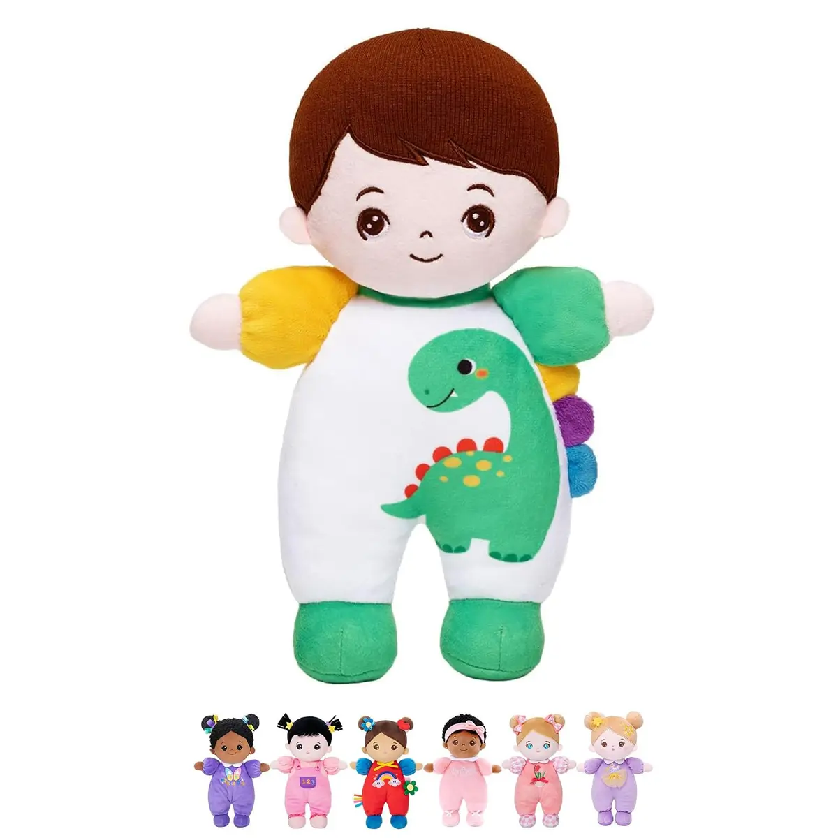 OUOZZZ Dinosaur Plush Toy 25cm (10") | CPC Certified & CPSIA Tested for Safe Play - main product image