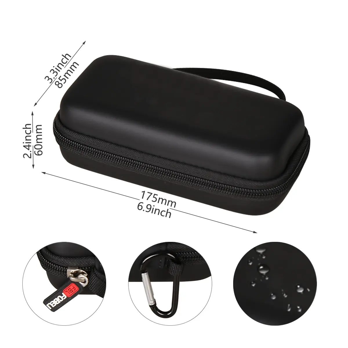 FBLFOBELI Hard Case for Braun ThermoScan 7 IRT6520/ThermoScan 5 IRT6500/ThermoScan 6 IRT6515 | Waterproof Shockproof Travel - view 5