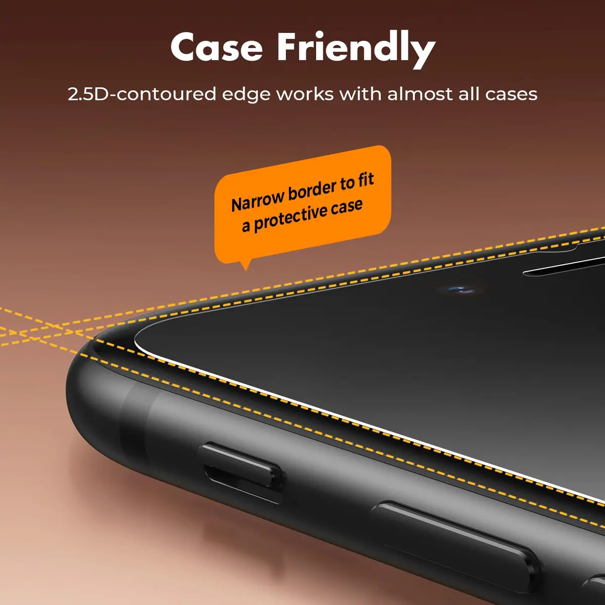 UNBREAKcable 2-Pack Tempered Glass Screen Protector for iPhone SE 2022/SE 2020, iPhone 8/7 4.7'' | 9H Hardness, 99.99% HD Clear - view 5