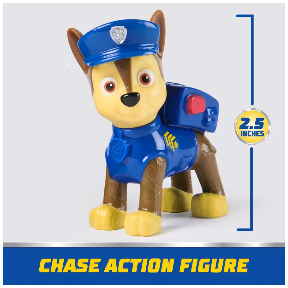 Paw Patrol Chase's Patrol Cruiser Toy Car with Collectible Action Figure | Made with 80% Recycled Plastic - view 6
