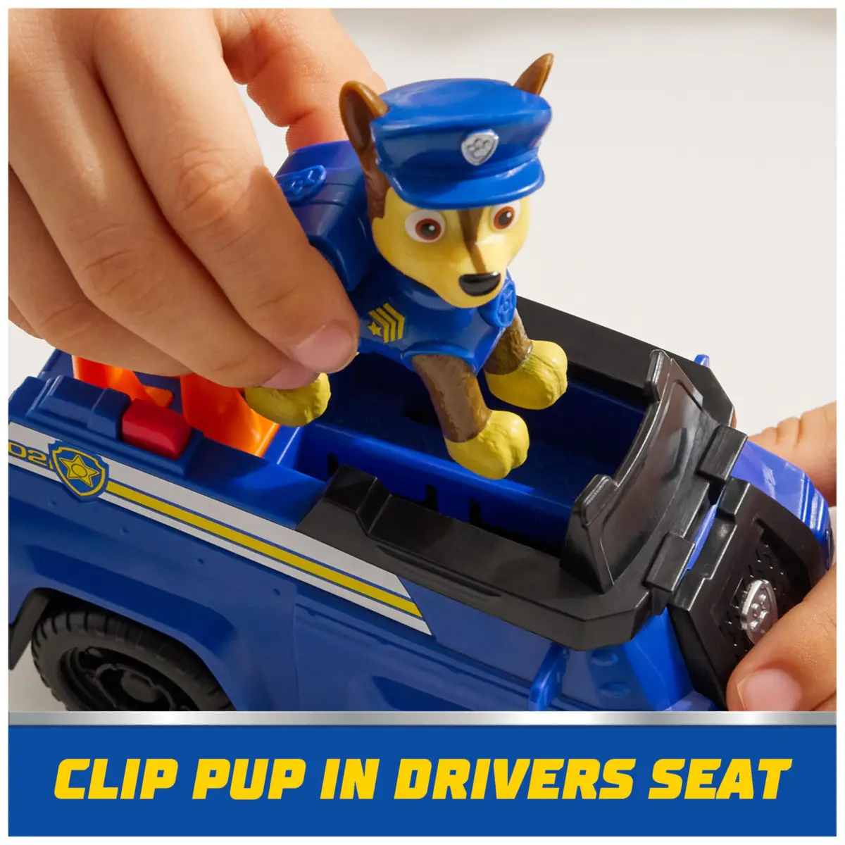 Paw Patrol Chase's Patrol Cruiser Toy Car with Collectible Action Figure | Made with 80% Recycled Plastic - view 7