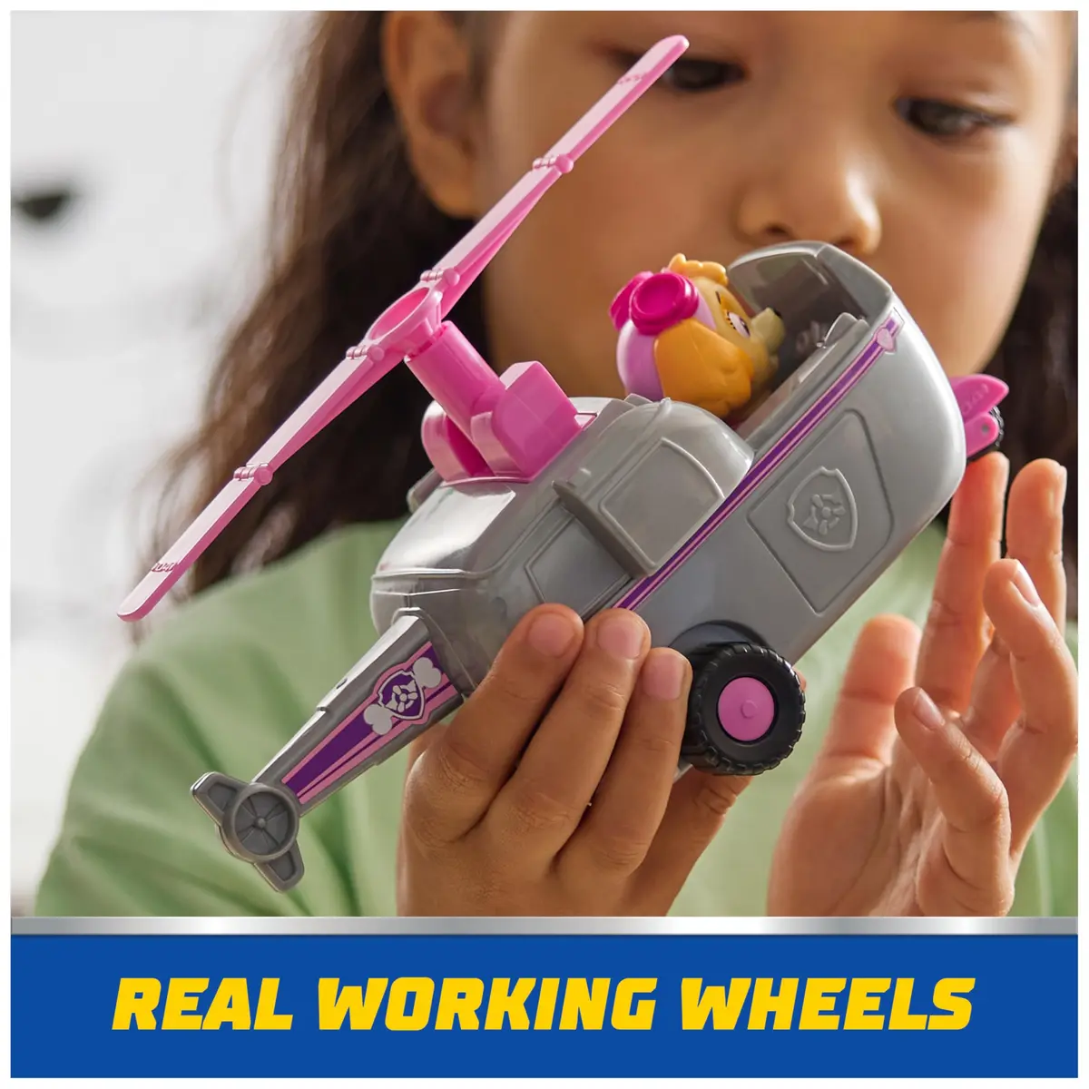 Paw Patrol Skye's Helicopter Toy Vehicle with Collectible Action Figure | ASTM-Tested Toy for Kids Ages 3+ - view 9
