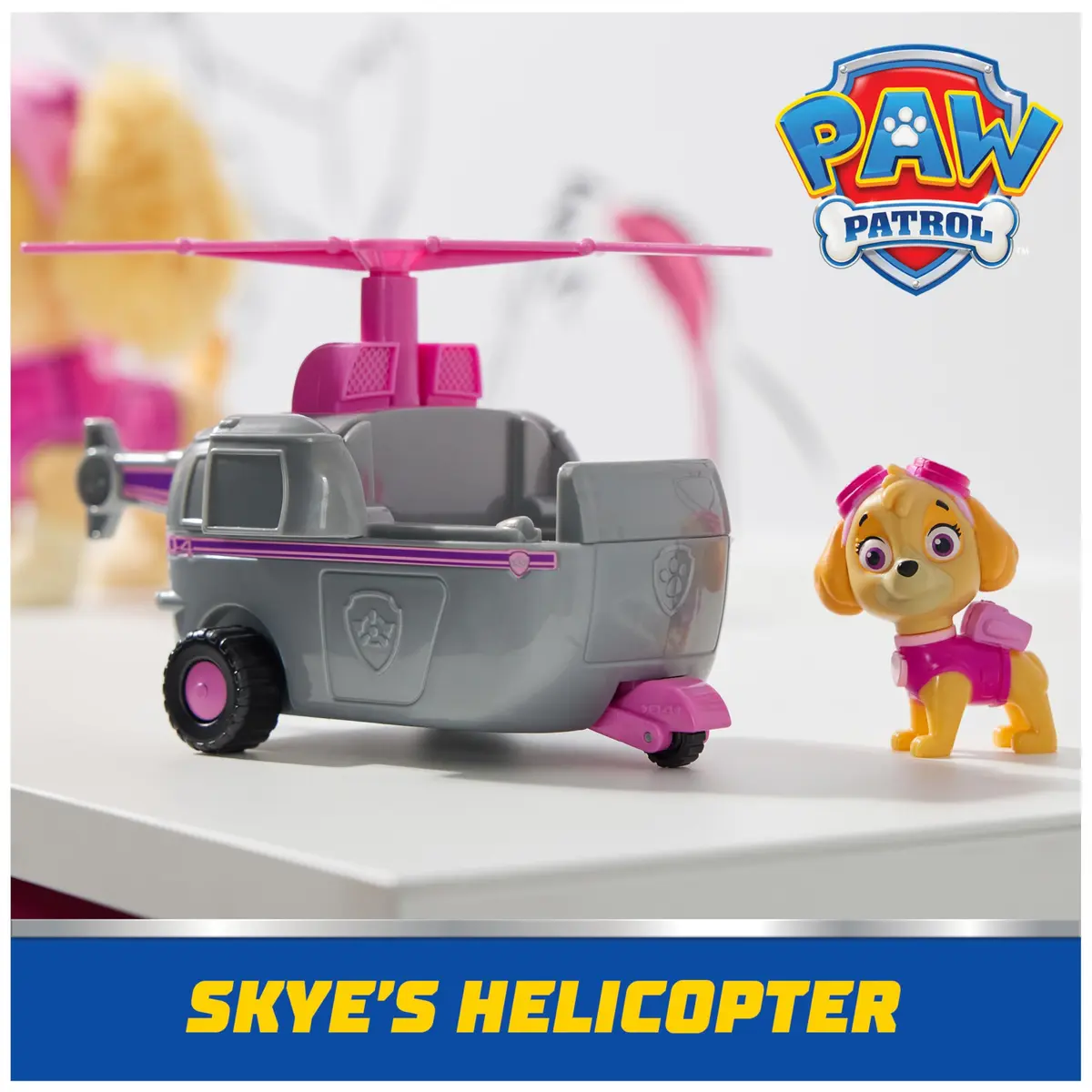 Paw Patrol Skye's Helicopter Toy Vehicle with Collectible Action Figure | ASTM-Tested Toy for Kids Ages 3+ - view 2