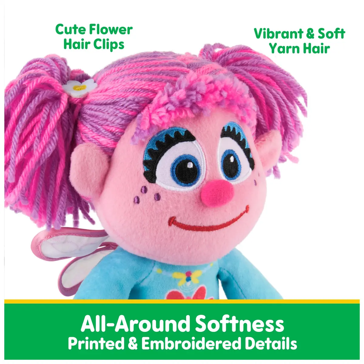 GUND Sesame Street Abby Cadabby Take Along Buddy 13-Inch Plush | Ages 1+ | 33 cm (13 Inch) - view 6
