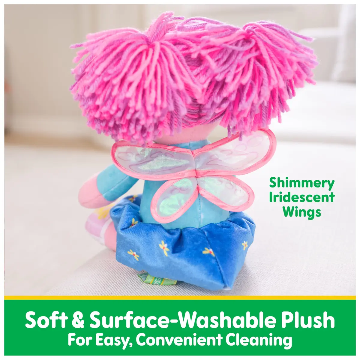 GUND Sesame Street Abby Cadabby Take Along Buddy 13-Inch Plush | Ages 1+ | 33 cm (13 Inch) - view 7