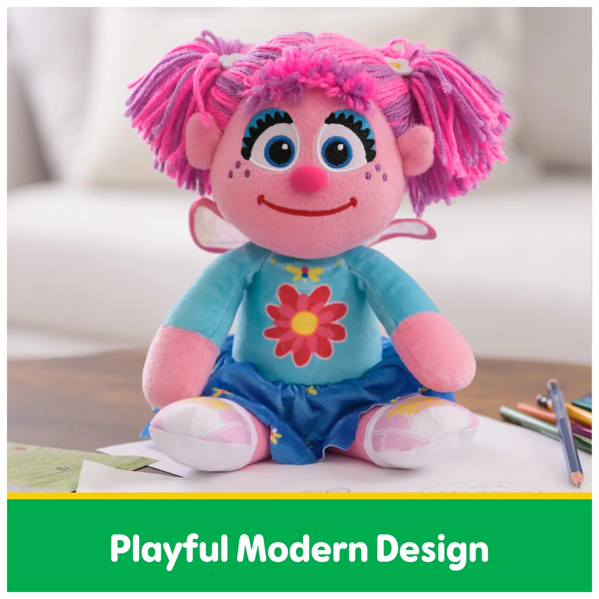 GUND Sesame Street Abby Cadabby Take Along Buddy 13-Inch Plush | Ages 1+ | 33 cm (13 Inch) - view 2