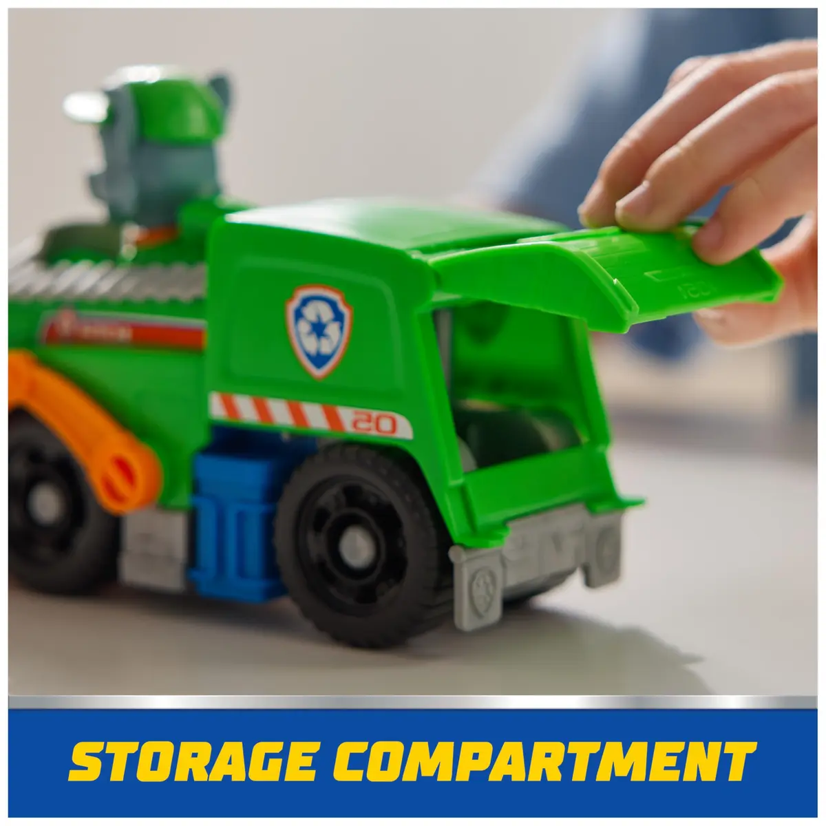 Paw Patrol Rocky's Recycle Truck Toy Vehicle & Collectible Action Figure | ASTM-Tested Educational Toy - view 4
