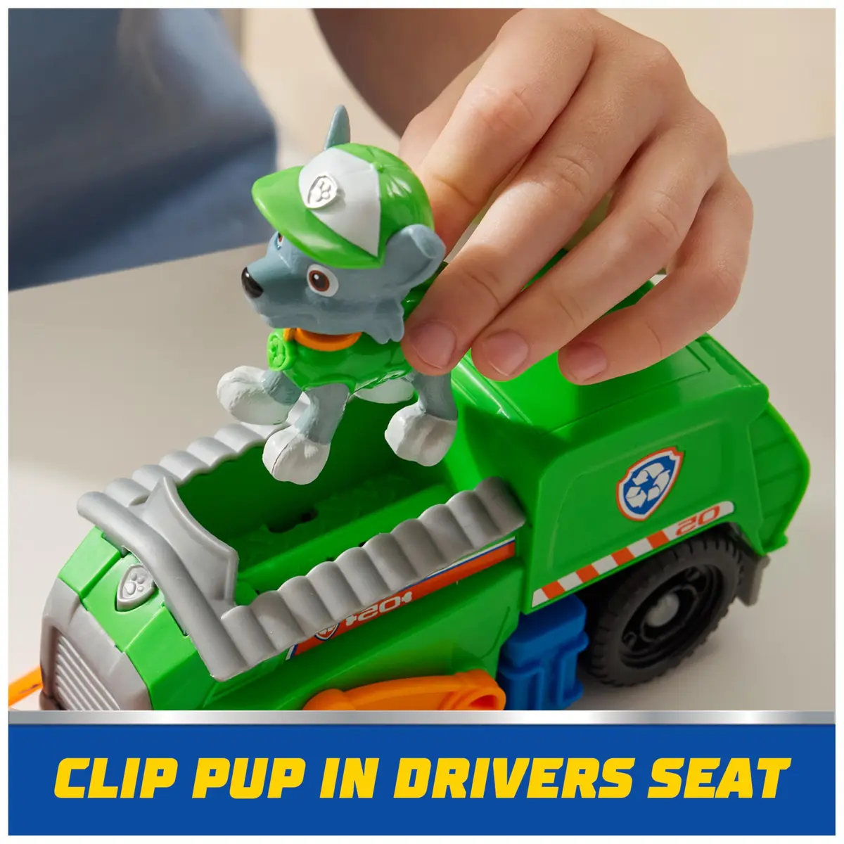 Paw Patrol Rocky's Recycle Truck Toy Vehicle & Collectible Action Figure | ASTM-Tested Educational Toy - view 8