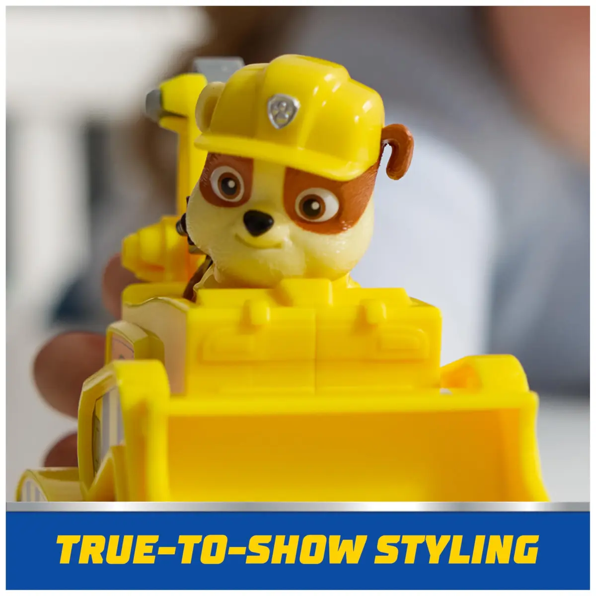 Paw Patrol Rubble's Bulldozer Toy Truck with Collectible Action Figure | ASTM-Tested Toy for Kids 3+ - view 9