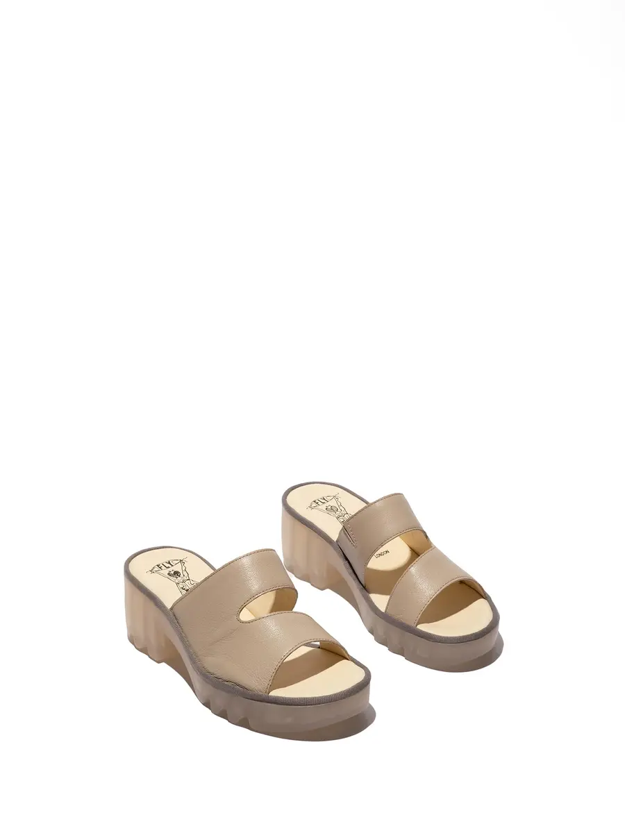 Fly London Tech493fly Women's Sandal, taupe, US 7/7.5 | Cushioned Heel-Toe Insole for Comfort - view 2