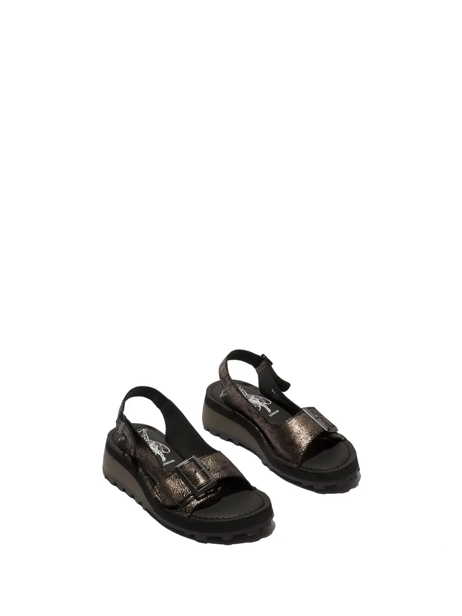 Fly London Huix560fly Leather Sandal Medium 10.5/11 | Casual, Quirky & Durable - view 2