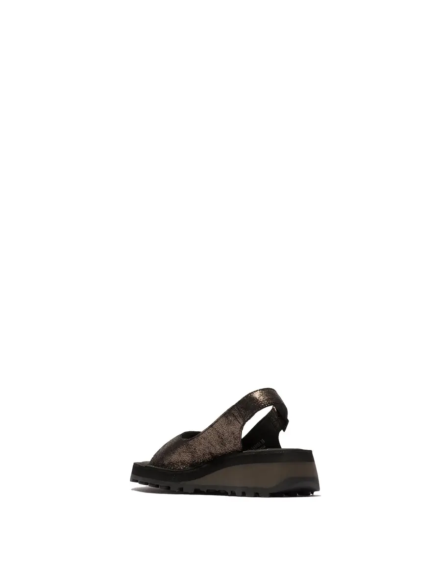 Fly London Huix560fly Leather Sandal Medium 10.5/11 | Casual, Quirky & Durable - view 3