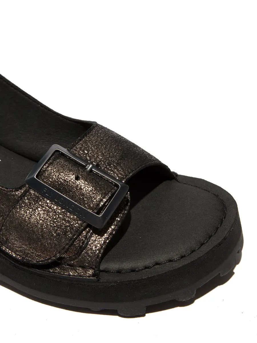Fly London Huix560fly Leather Sandal Medium 10.5/11 | Casual, Quirky & Durable - view 4