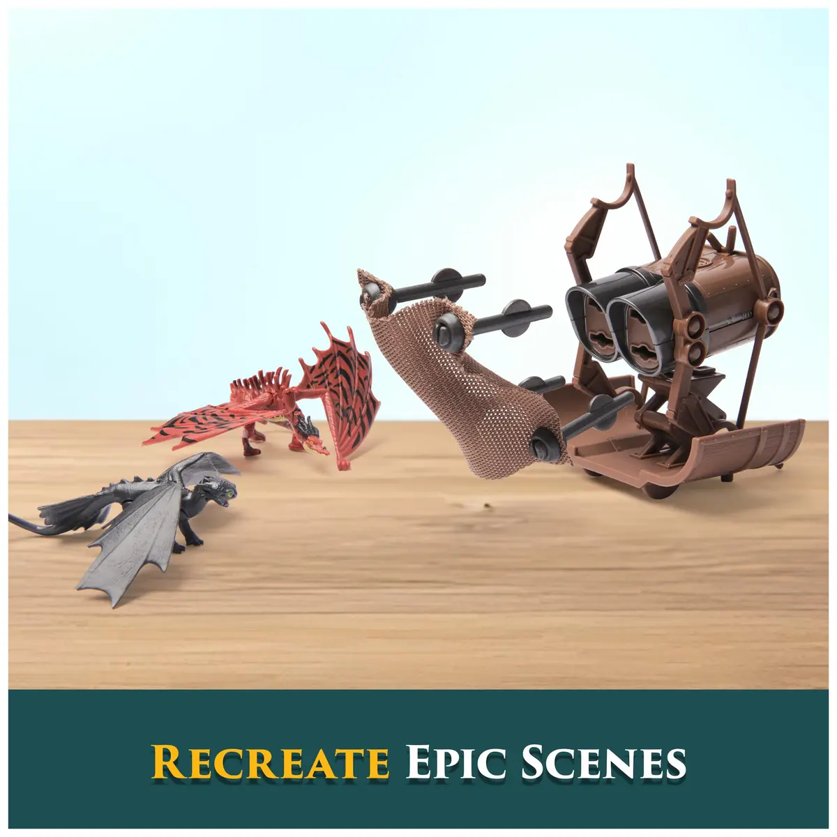Dreamworks Dragons Dragon Catcher Toy Figure Playset with 5 Dragons & Mangler, 2-Inch Scale | ASTM-Tested Plastic - view 6