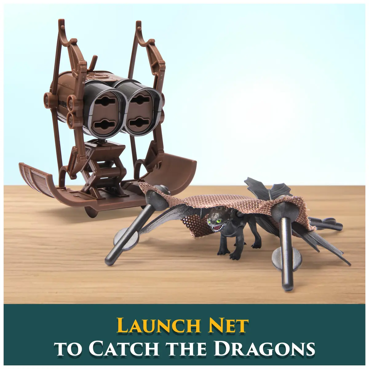 Dreamworks Dragons Dragon Catcher Toy Figure Playset with 5 Dragons & Mangler, 2-Inch Scale | ASTM-Tested Plastic - view 4