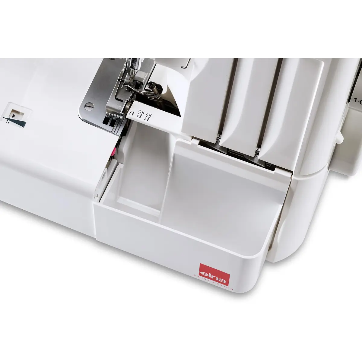 Elna eXtend 664PRO V2 Serger 4/3/2 Thread | Easy-Threading, 12 Stitch Programs, Up to 1,300SPM - view 5