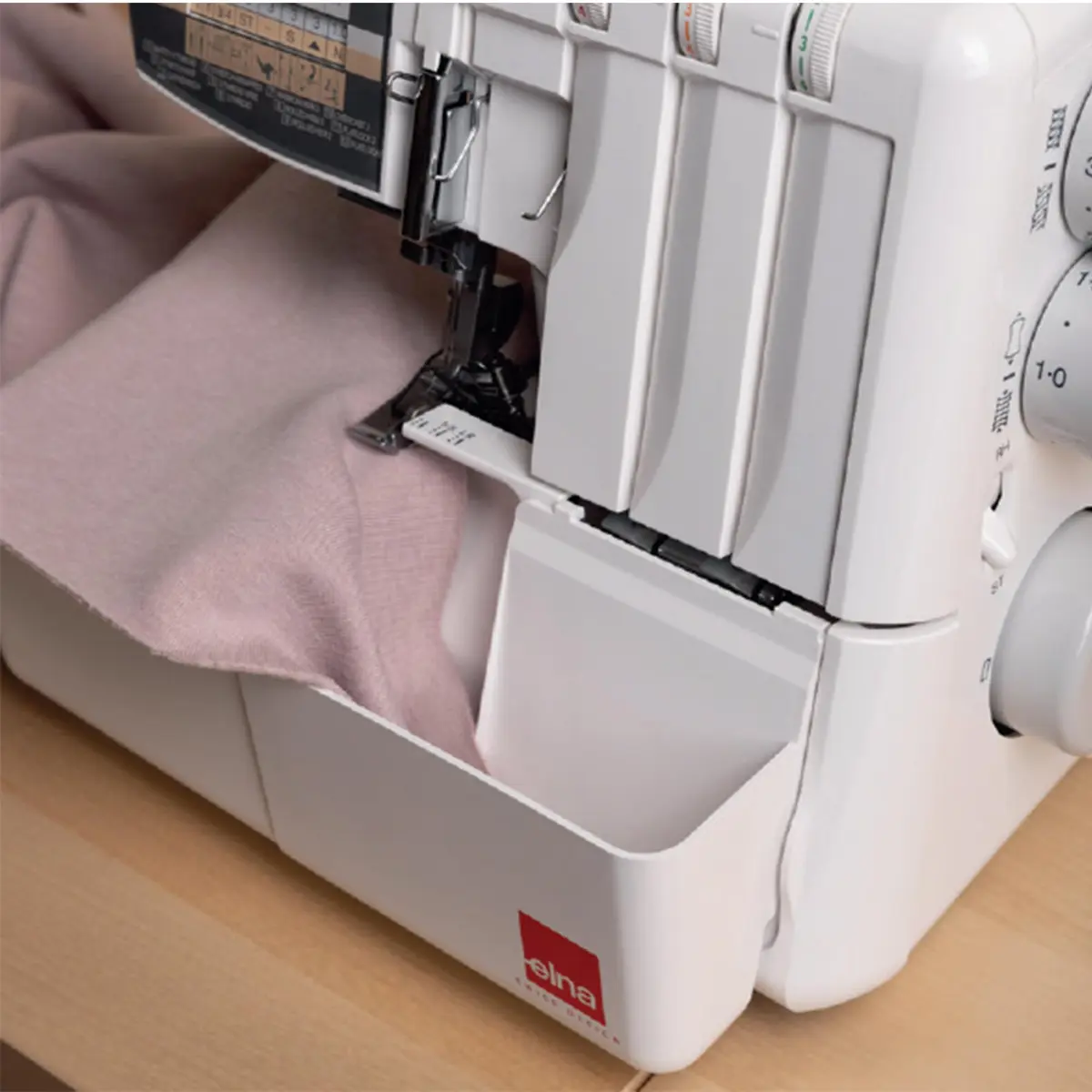 Elna eXtend 664PRO V2 Serger 4/3/2 Thread | Easy-Threading, 12 Stitch Programs, Up to 1,300SPM - view 4