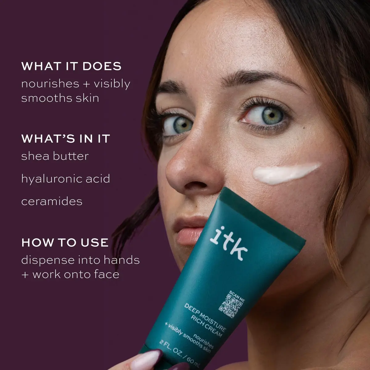 I.T.K. Glowy Skin 3-Step Routine - Hyaluronic Acid + Niacinamide Serum, Squalane Toner, Deep Moisture Ceramide Face Cream | Hydrating & Radiant - view 5