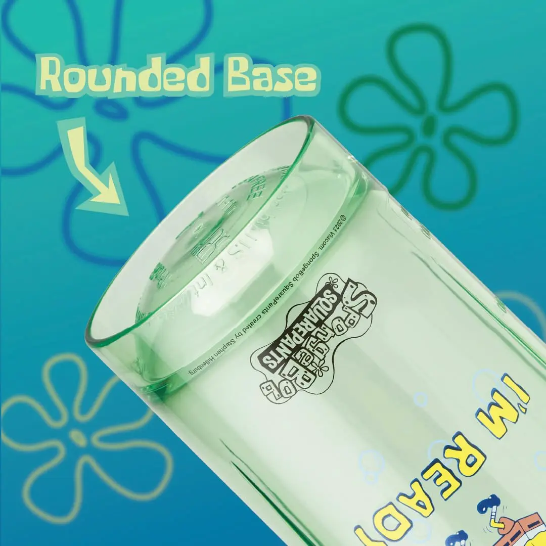 BlenderBottle SpongeBob ProSeries Tritan Shaker Bottle 28 oz Blue | Odor-Resistant, Rounded Base, BPA-Free - view 3
