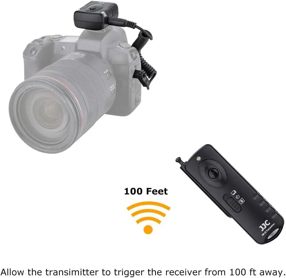 JJC Wireless Remote Shutter Release for Panasonic ZS99/TZ99 S9 G100D Camera | 433MHz, 30m Range - view 9
