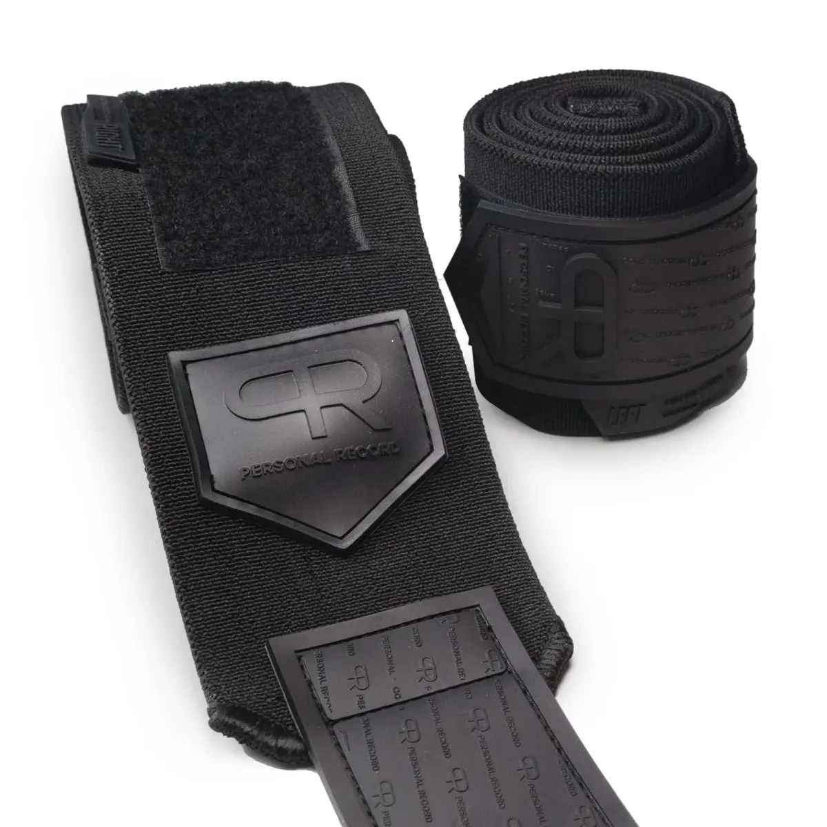 PR Personal Record Elbow Wraps for Weightlifting - 36 Inch Length, 3 Inch Width | Heavy Duty Construction & 25% More Elasticity - view 2