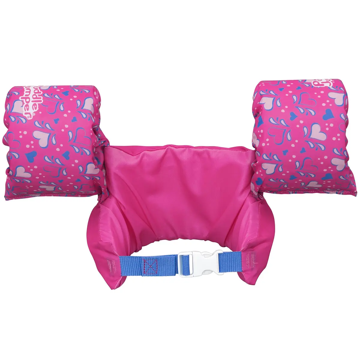 Bestway Puddle Jumper Kids Life Vest with Armbands | US Coast Guard Approved | Youth Swim Trainer | 15-25kg | Adjustable | Polyester | Pink Dolphin - view 2