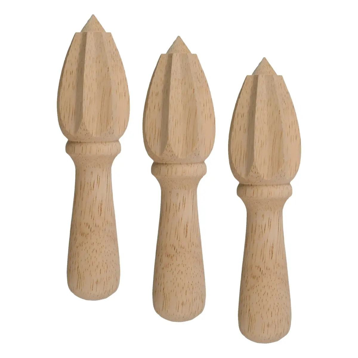 Fox Run Beechwood Lemon Reamer Juicer 15.39 cm (6 inches) | Pack of 3 - main product image